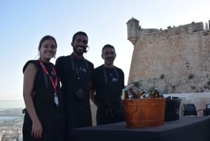 Alicante: Craft-Bier-Verkostung in der Festung Santa Barbara
