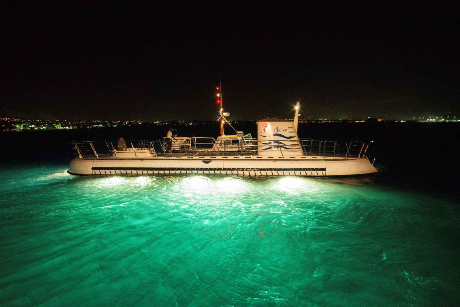Bridgetown: Tour guidato in sottomarino di notte