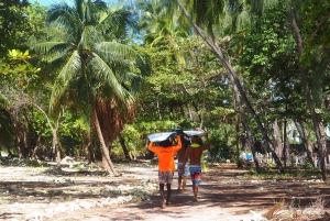 A aventura da aula de surf do Che