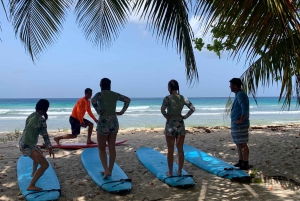 A aventura da aula de surf do Che