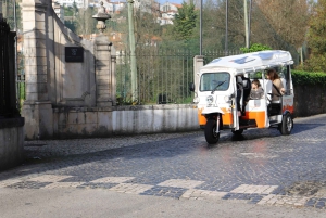 Coimbra: Przygoda TukTukiem. Lokalny i wielojęzyczny gospodarz. Odbiór z hotelu.