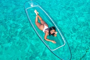 Drone Clear Kayak Barbados Fotoshoot
