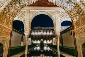 Granada: Alhambra und Nasridenpaläste - Geführte Tour bei Nacht
