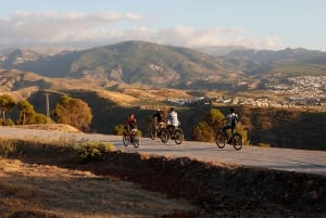 Granada: Vistas de la Alhambra y Sierra Nevada al atardecer en E-Bike