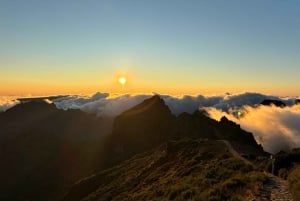 Madeira: Pico do Arieiro al atardecer con aperitivos y vino