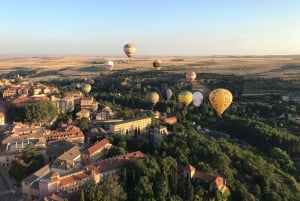 Madrid: Ballontur med mulighed for transfer fra Madrid by