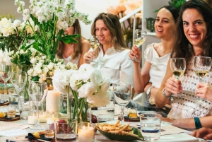 Madrid: Sensorische Weinverkostung + Blumenarrangement inklusive