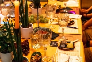 Madrid: Sensorische Weinverkostung + Blumenarrangement inklusive