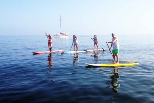 Stand up paddleboarding i Marbella-bukten