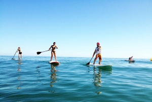 Stand up paddleboarding i Marbella-bukten