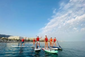 Marbella: Stand-Up Paddle Board bei Sonnenuntergang