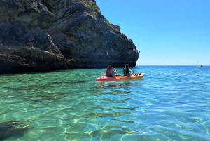 Sesimbra: Ribeiro Cavalo Beach, Caves, & Arrábida Kayak Tour