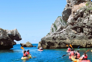 Sesimbra: Ribeiro Cavalo Beach, Caves, & Arrábida Kayak Tour