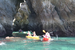 Sesimbra: Ribeiro Cavalo Beach, Caves, & Arrábida Kayak Tour