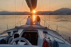Solnedgangsseiling i privat seilbåt Puerto Banus Marbella