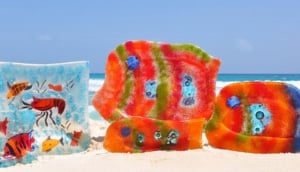 Tropical Art Glasses