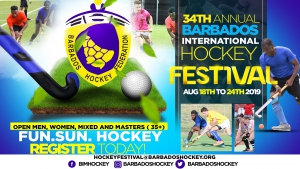The 34th Annual Barbados International Hockey Festival 2019