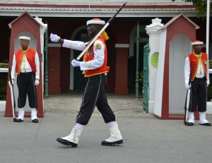 Changing of the Sentry at the Garrison Main Guard