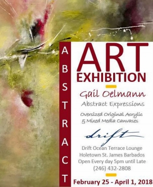 Drift Art Gallery Exhibition - Abstract Expressions by Gail Oelmann