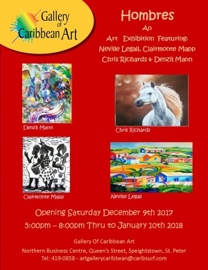Gallery of Caribbean Art - January 2018 Male Group Show 