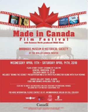 Made in Canada Film Festival at the Barbados Museum