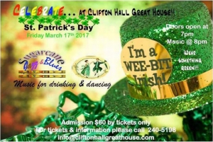 St. Patrick's Day Sugarcane Jazz & Blues at Clifton Hall Great House
