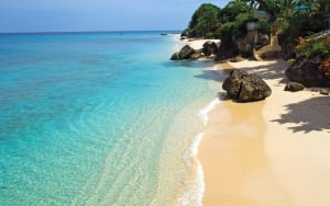 Beach by the Cliff Restaurant, West Coast