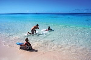 Family fun at Accra beach
