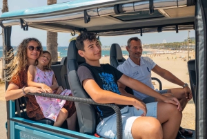 1,5 uur durende privétour door Barcelona en langs het strand met een tuktuk
