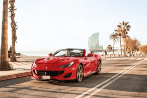 20 minuutin Barceloneta Beach Supercar City Tour