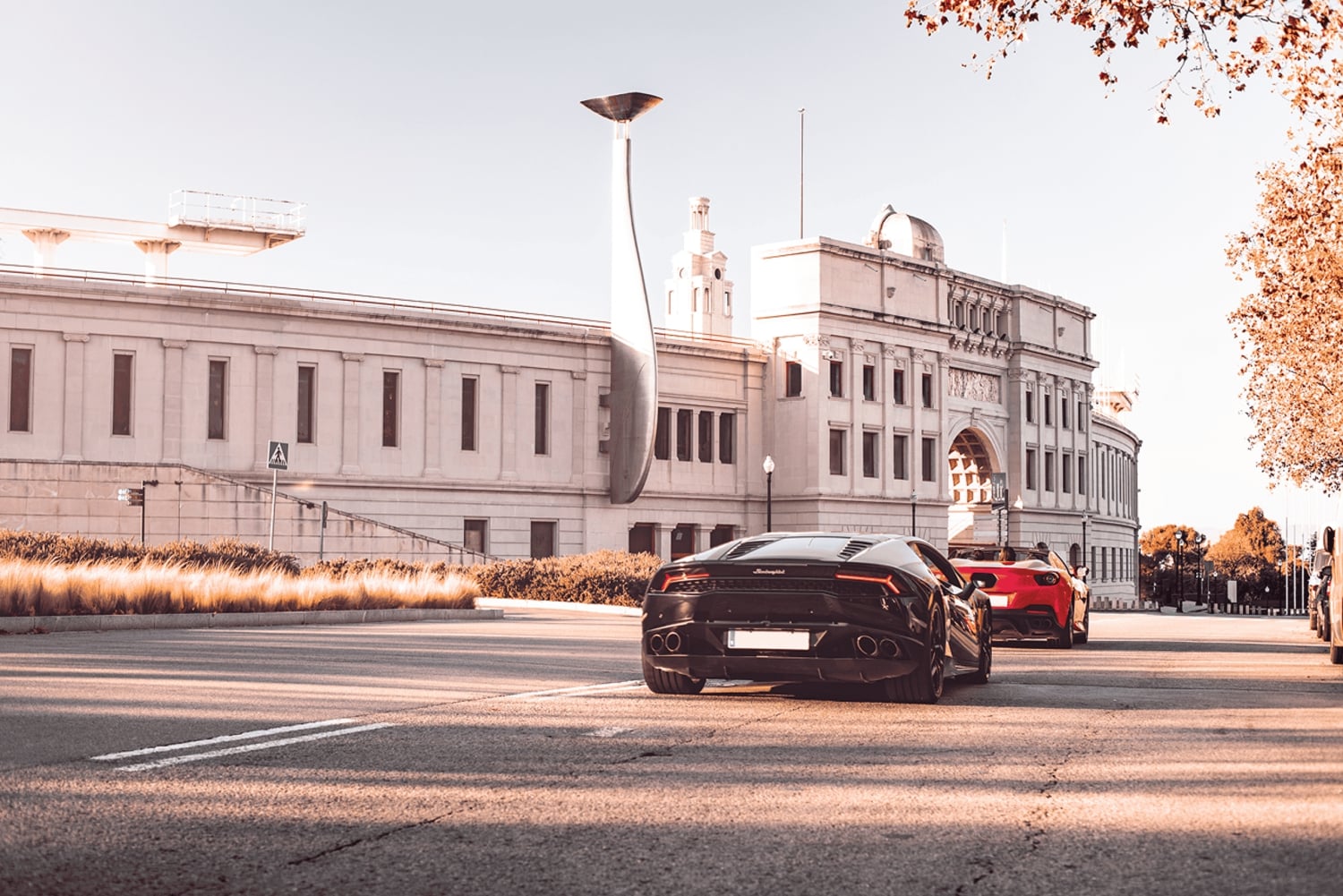 40 minuten durende supercar-tour over het oude stedelijke F1-circuit van Barcelona