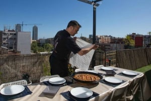 Authentic Premium Paella & Sangria Class in a Design Rooftop