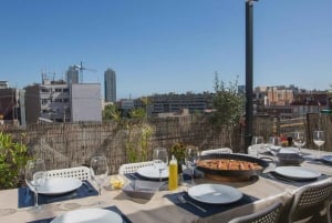 Authentic Premium Paella & Sangria Class in a Design Rooftop