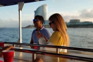 Barcelone : 1,5 heure de tour en bateau à pédales panoramique privé