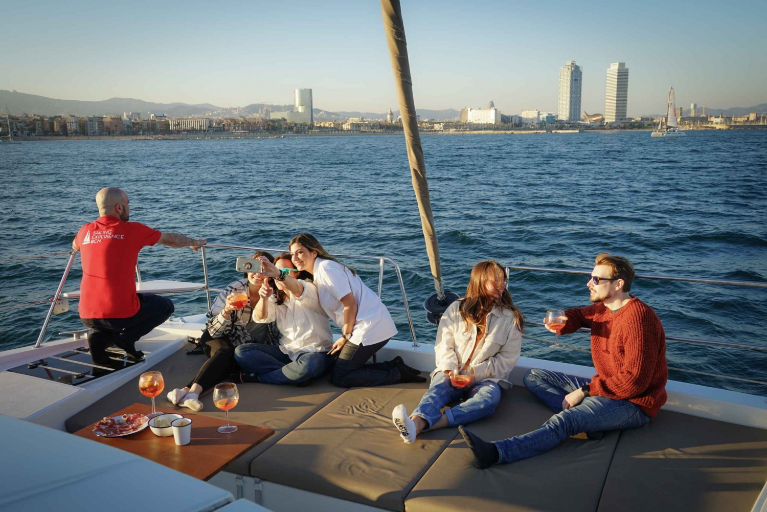 Barcelona: 2-3-4 hrs Private Catamaran Sailing up 32 Guests