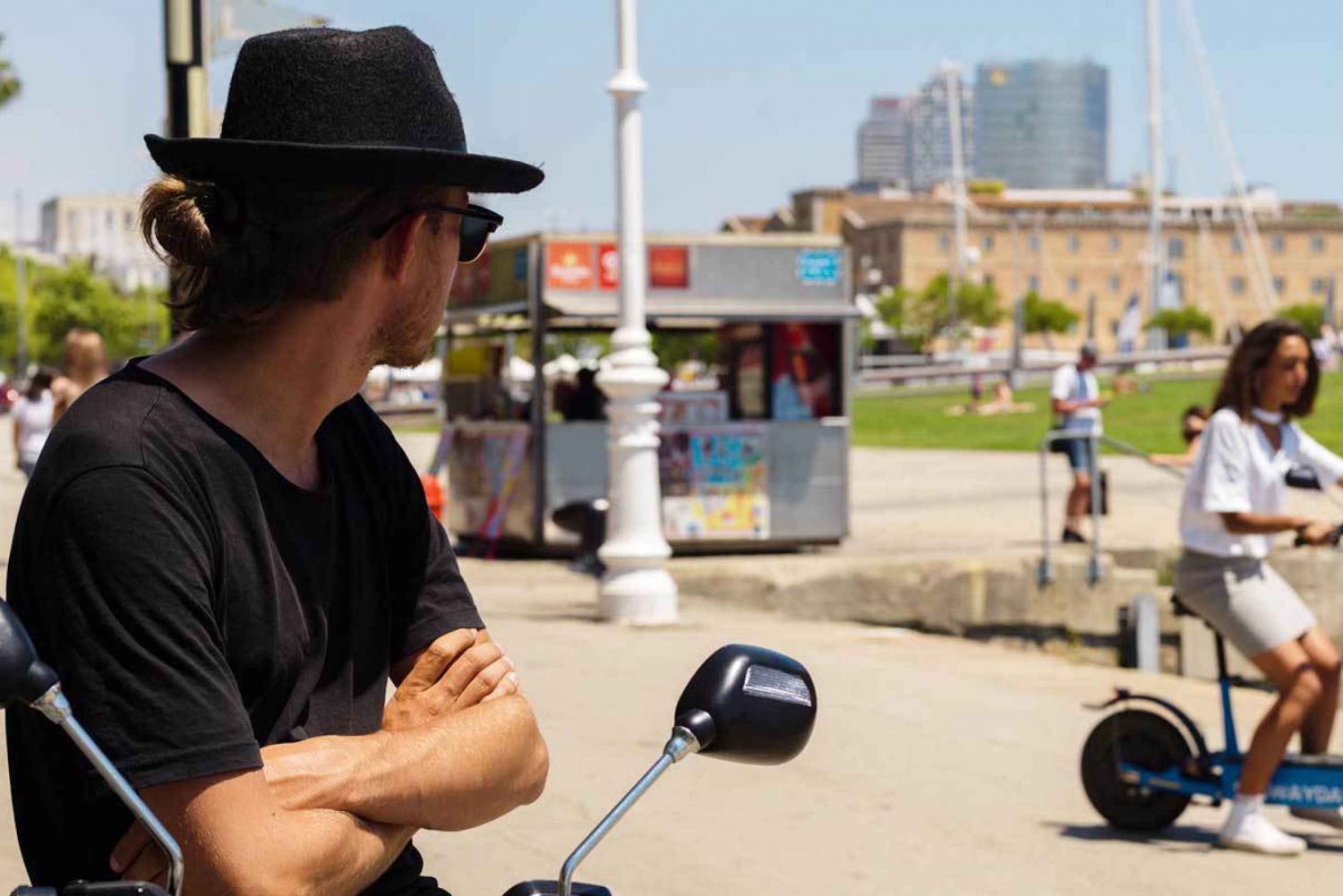 Barcelona: 2-Hour Montjuïc Tour by Electric Scooter