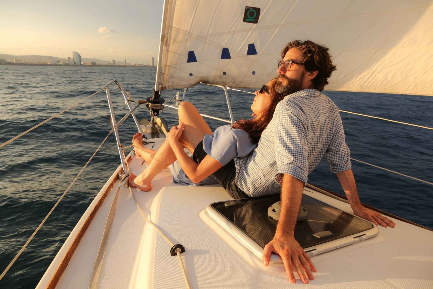 Barcelona: 2 timmars privat segling i solnedgången