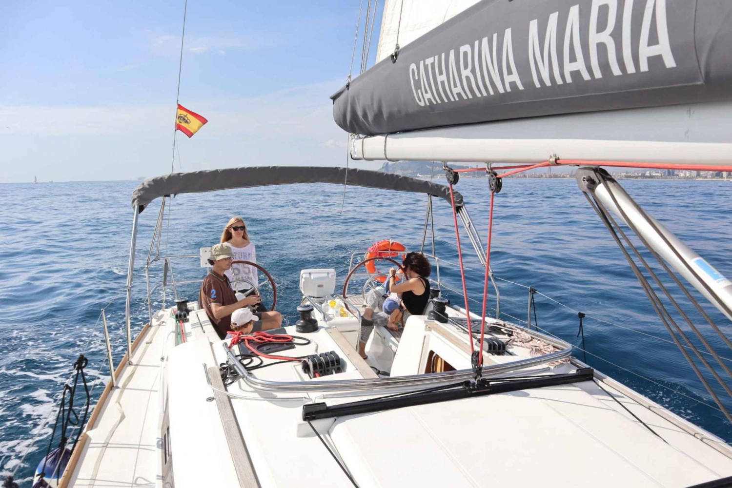 Barcelona: 2-Hour Sailboat Tour with Paddle Boarding