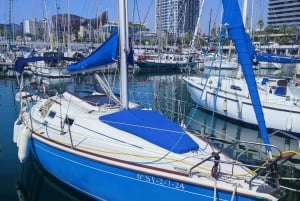 Barcelona: Seilbåt med drikke og snacks