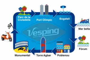 Barcelona: 24-Hour Vespa Rental and Tour with GPS