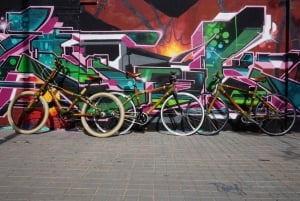 Barcelona: 3,5 uur durende streetart-tour op een bamboebike