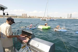 Barcelona: Catamaran Party Cruise with BBQ Meal
