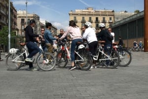Tour giornaliero in bici elettrica di 3 ore a Barcellona