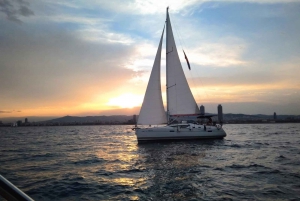 Barcelona 3-Hour Private Sunset Sailing Experience