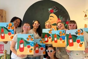 Barcelona: A creative experience, with wine!Music,Paint&Wine