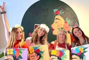 Barcelona: ¡Vino y arte! Vino ilimitado y artistas locales