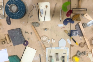 Barcellona: Laboratorio di creazione di tazze o vasi in ceramica artigianale