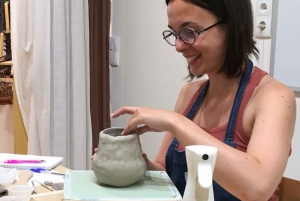 Barcellona: Laboratorio di creazione di tazze o vasi in ceramica artigianale