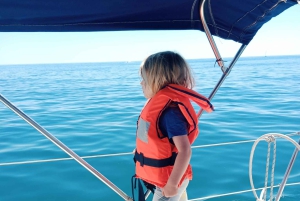 Barcelona Badalona : Sailboat Tour, Snacks, Drinks, Swimming