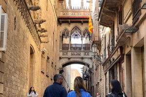 Barcelona: Barri Gotic Wandeltour in kleine groep